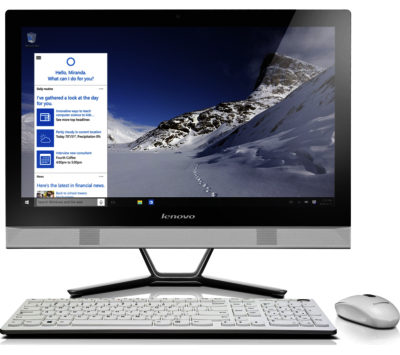 Lenovo C50 23  Touchscreen All-in-One PC - White